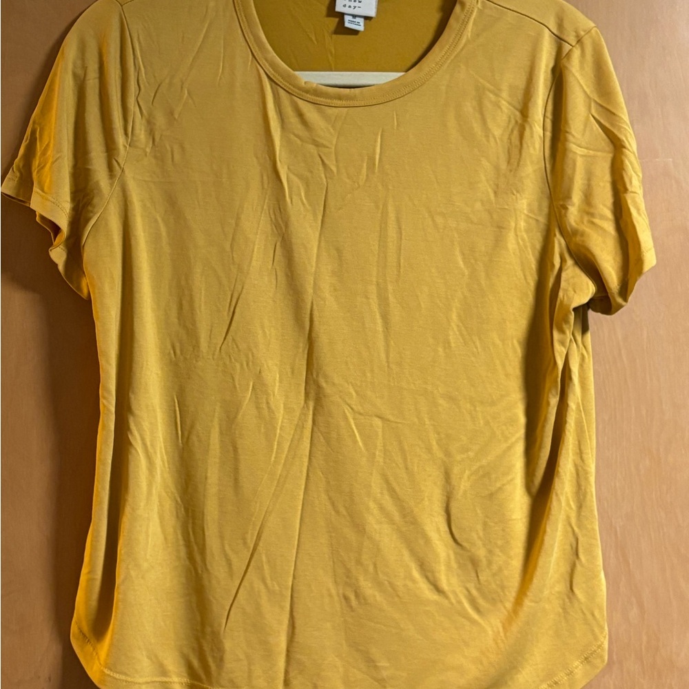a new day Mustard Short Sleeve Tee